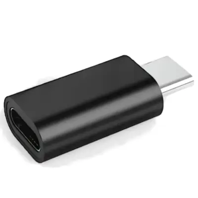 Vista lateral de Adaptador Lightning Hembra / Usb-C Macho