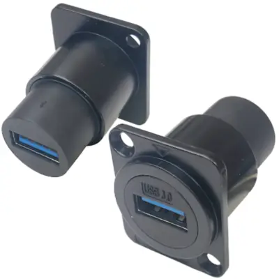 Detalles accesorios de Adaptador Usb 3.0 A-A Hembra-Hembra Para Montaje En Chasis Arwen