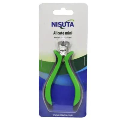 Detalles accesorios de Alicate de corte frontal Mini Nisuta 11,5 cm