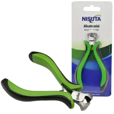 Detalles accesorios de Alicate de corte frontal Mini Nisuta 11,5 cm