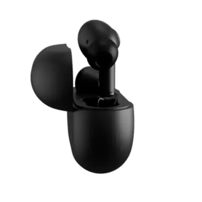 Vista lateral de Auricular Inalambrico Klip Xtreme 22hs c/cancelacion de ruido KTE-755BK