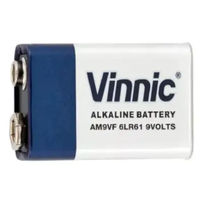 Detalles accesorios de Bateria 9V Alcaliba Vinnic