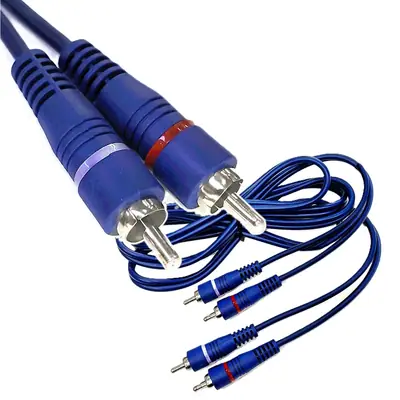 Detalles accesorios de Cable Rca Doble Macho-Macho 6 Mts Lujo