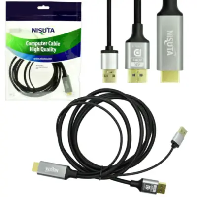 Detalles accesorios de Cable Conversor Hdmi Macho / DP Macho 1,8 mts