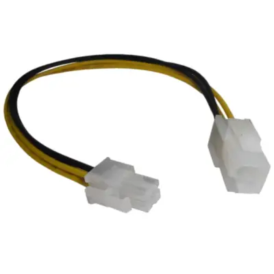 Cable Para Fuente Atx Extension De 4 Pines 18 Cm Nisuta