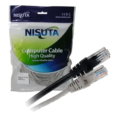 Detalles accesorios de Cable De Red Patchcord Rj45 5 Mts Cat 6 Nisuta