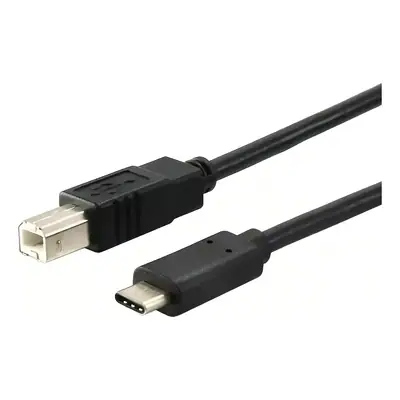 Cable Usb 2.0 USB-C / USB-B Macho-Macho 1,5 Mts Estandar Negro
