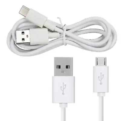 Cable Usb 2.0 A Macho / Micro-Usb Macho 1 Mts Carga Rapida Blanco KOLKE KCC-1548