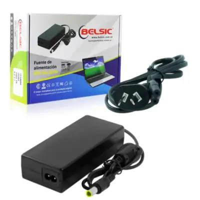 Detalles accesorios de Fuente 20 V 3,25 A Belsic 24280 Cargador P/Notebook Ficha 7,9 X 5,5 mm C/Pin Interior