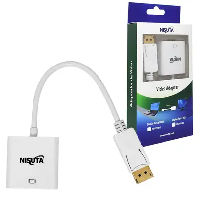 Detalles accesorios de Adaptador Conversor Displayport Macho / Hdmi Hembra Nisuta Nsdphd2