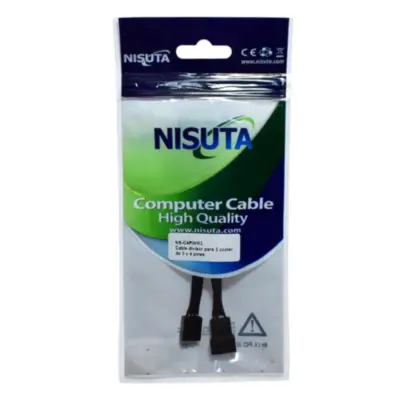 Detalles accesorios de Cable P/Cooler Splitter 4Pin Pwm Hembra A 3 Conect 3/4 Pin Macho