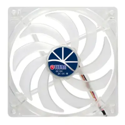Detalles accesorios de Fan 120Mm Led Azul 3Pin+Adpt 25Mm Espesor 1000Rpm Rulem Titan