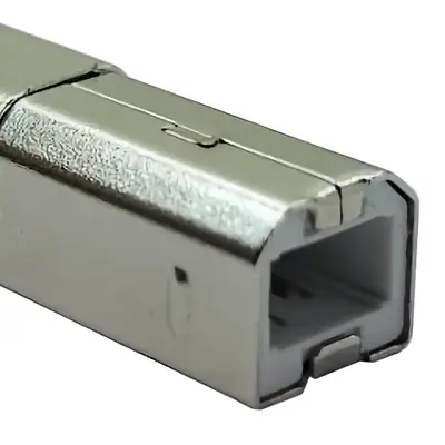 Detalles accesorios de Conector Ficha Usb 2.0 B Macho A Cable Metal