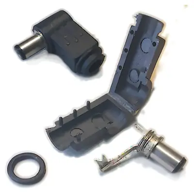 Detalles accesorios de Ficha Dc Hueco 5,5 X 2,5 X 9,5 Mm Plug Macho 90 Grados