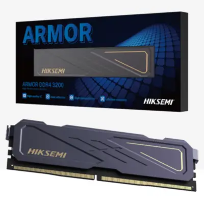 Detalles accesorios de Memoria Ddr4 16Gb 3200Mhz Hiksemi Armor Black