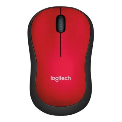 Detalles accesorios de Mouse Inalambrico Logitech M185 Rojo