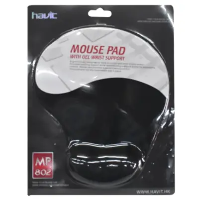 Detalles accesorios de Mouse Pad Con Apoyamu#Ecas 19 X 22,8 cm De Gel Havit MP802