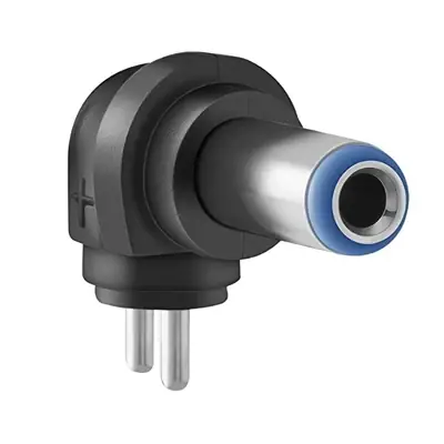 Detalles accesorios de Plug Hueco 5,5 X 2,1 Mm Intercambiable Macho 90 Grados Polarizado