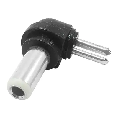 Plug Hueco 5,5 X 2,5 Mm Intercambiable Macho 90 Grados Polarizado