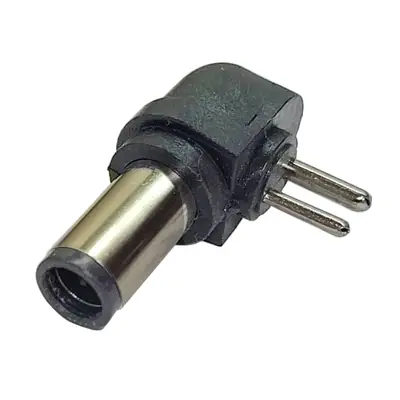 Plug Hueco 7,0 X 1,0 Mm Intercambiable Macho 90 Grados Polarizado Pin Central
