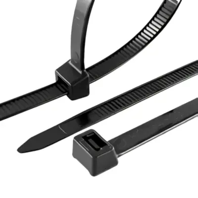 Detalles accesorios de Precinto Plastico 10 Cm Largo X 100 Unidades Negro