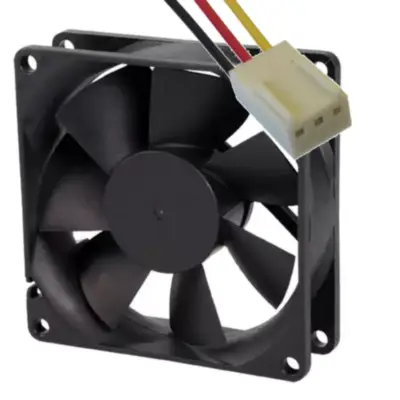Ventilador Turbina 80X80X25 Mm 3Pin 2000Rpm Ruleman 24 Volt