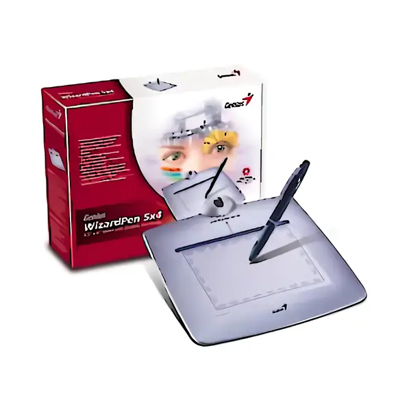 Vista lateral de Tableta Digitalizadora Genius Wizardpen 4X3 Usb ** Usada - Perfecto Estado **