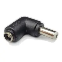 Adaptador Dc Hueco 5,5 X 2,1 Mm Hembra A 5,5 X 2,5 Mm Macho 90 Grados Adaptador Dc Hueco 5,5 X 2,1 Mm Hembra A 5,5 X 2,5 Mm Macho 90 Grados