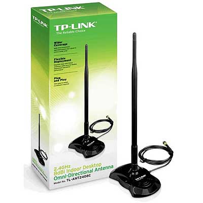 ANTENA WIFI CON BASE MAGNETICA 8DBI TP-LINK TL-ANT2408C