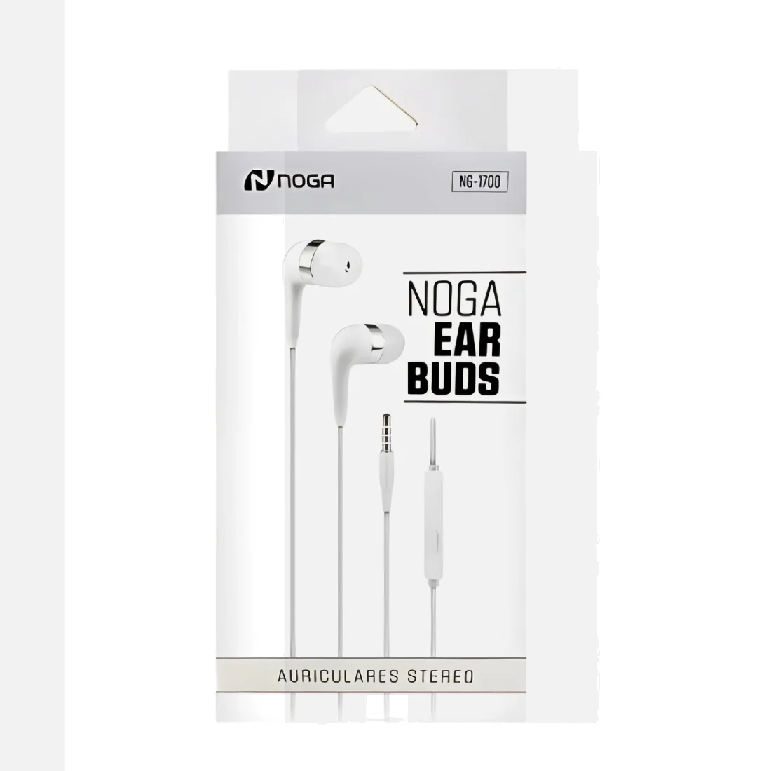 Miniatura 2 de Auriculares intern c/mic p/movil marca Noga modelo NG-1700 blanco