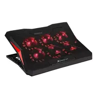 Base Para Notebook Gamer 6 Ventiladores Led Rojo XtrikeMe FN-811 Base Para Notebook Gamer 6 Ventiladores Led Rojo XtrikeMe FN-811