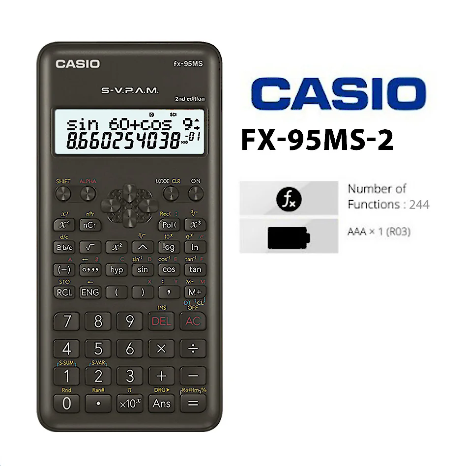 Miniatura 3 de Calculadoras marca Casio modelo FX-95MS