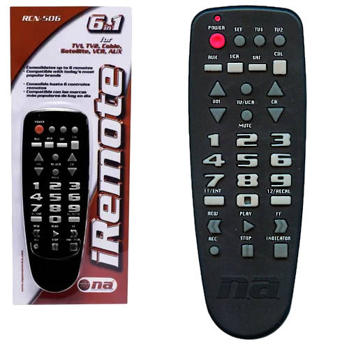 Control Remoto Universal 6 en 1 Nippon America RCN-506