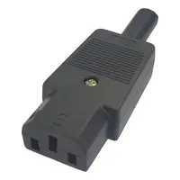 Ficha C13 Hembra Tipo Interlock A Cable
