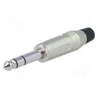 Conector Ficha Estereo Plug 6,5 Macho Metal Amphenol Niquelado