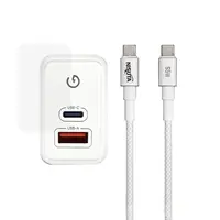 Cargador 45W Usb-C Pd + Usb-A Qc Carga Rapida Nisuta con Cable USB-C