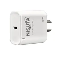 Cargador 20W Usb-C Carga Rapida Pd Nisuta NSFU20U Sin Cable