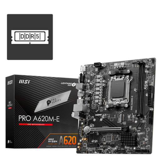 Motherboard MSI Am5 PRO A620M-E Ddr5 Box