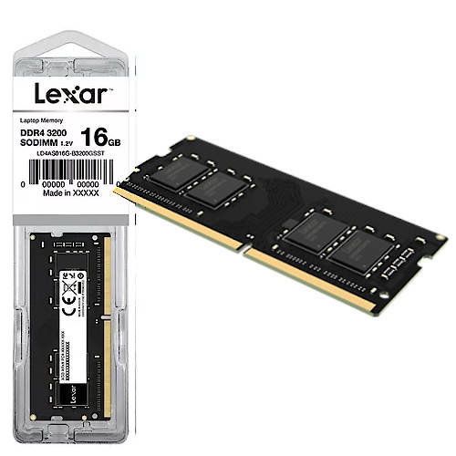 Memoria Sodimm Ddr4 16Gb 3200Mhz CL22 Lexar Memoria Sodimm Ddr4 16Gb 3200Mhz CL22 Lexar