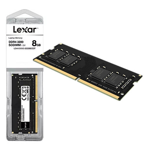 Memoria Sodimm Ddr4 8Gb 3200Mhz CL22 Lexar Memoria Sodimm Ddr4 8Gb 3200Mhz CL22 Lexar