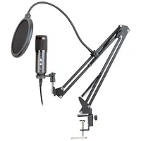 Microfono Para Pc Usb Nisuta Nsmicg5 Antipop + Antivibracion Microfono Para Pc Usb Nisuta Nsmicg5 Antipop + Antivibracion