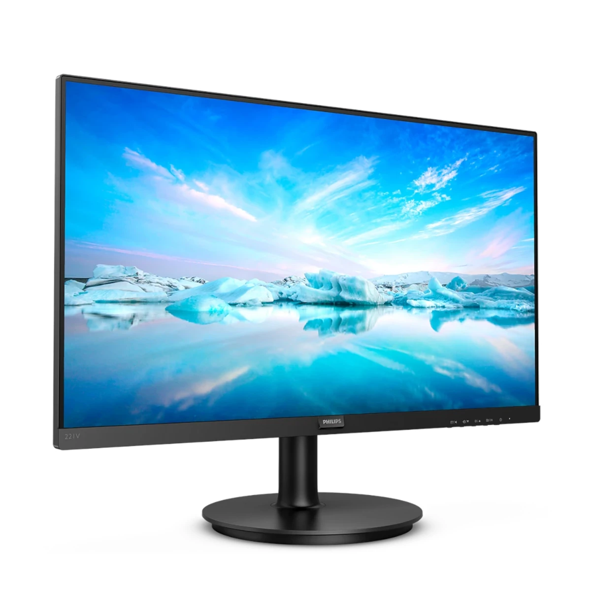 Vista lateral de Monitor 22 Philips Hdmi /Vga 221V8/77