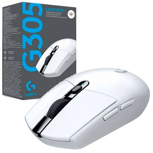 Mouse Logitech G305 Lightspeed Bluetooth Gamer 1200Dpi Blanco