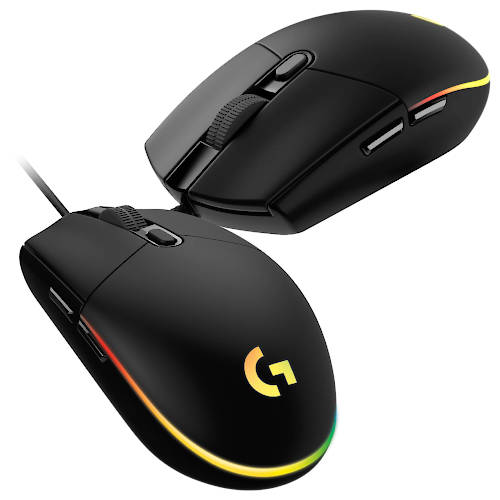 Mouse Logitech G203 Rgb Lightsync 6 Botones 8000Dpi Negro