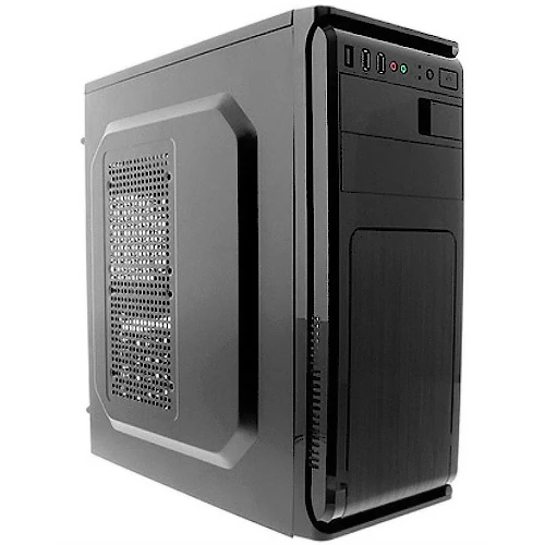 Vista lateral de Pc Amd Ryzen 5 8500G 8Gb DDR5 Ssd 480Gb Tecl+Mou Mb Biostar Fuente 600W