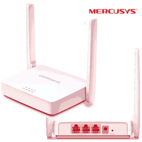  Extensor Repetidor Y Router Wifi 300Mbps 2Pto 2Ant Fija 5Dbi Mercusys MW302R