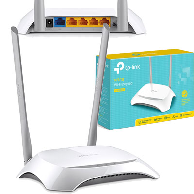 ROUTER WIFI 300MBPS 4PTO 2ANT FIJA 5DBI TP-LINK TL-WR840N