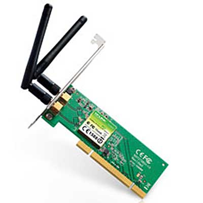PLACA RED WIFI N 300MBPS TP-LINK PCI 2ANT 2DBI TL-WN851ND 