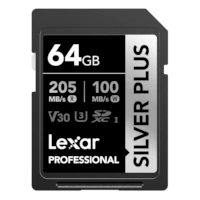 Memoria SD 64Gb Lexar SDXC SILVER PLUS UHS-I