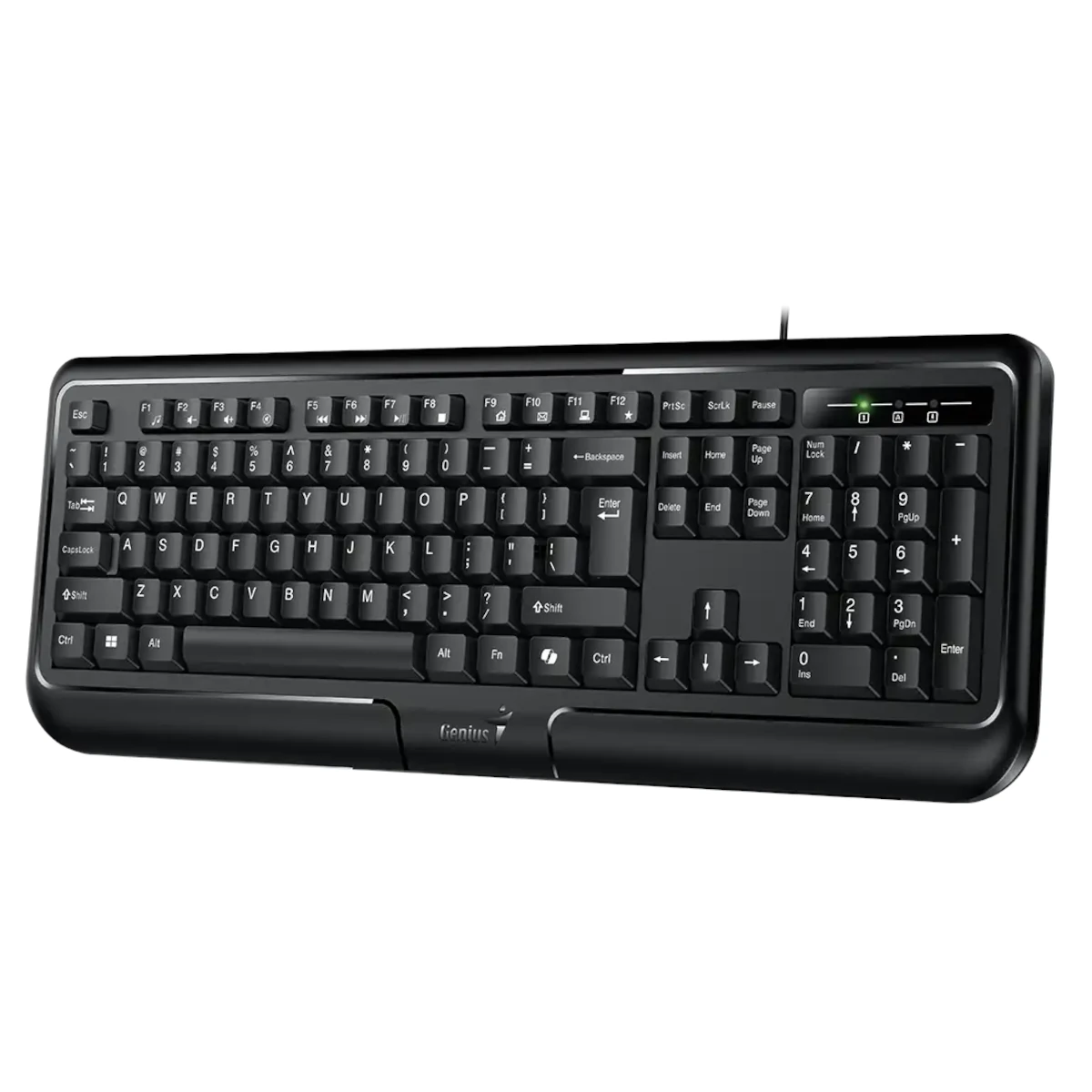Teclado Usb Genius En Espanol Negro Kb-118 Ii 